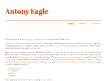 Tablet Screenshot of antonyeagle.org